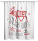Reindeer Sleigh Rides 71x74 Shower Curtain