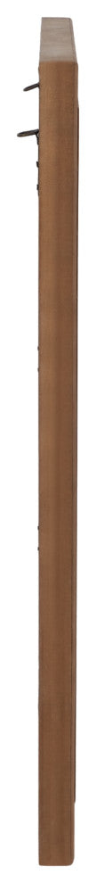 Wood Frame 24x36" Wall Mirror, Brown