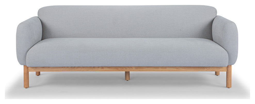 Metro, Tulum 3 Seater Sofa, Light Gray