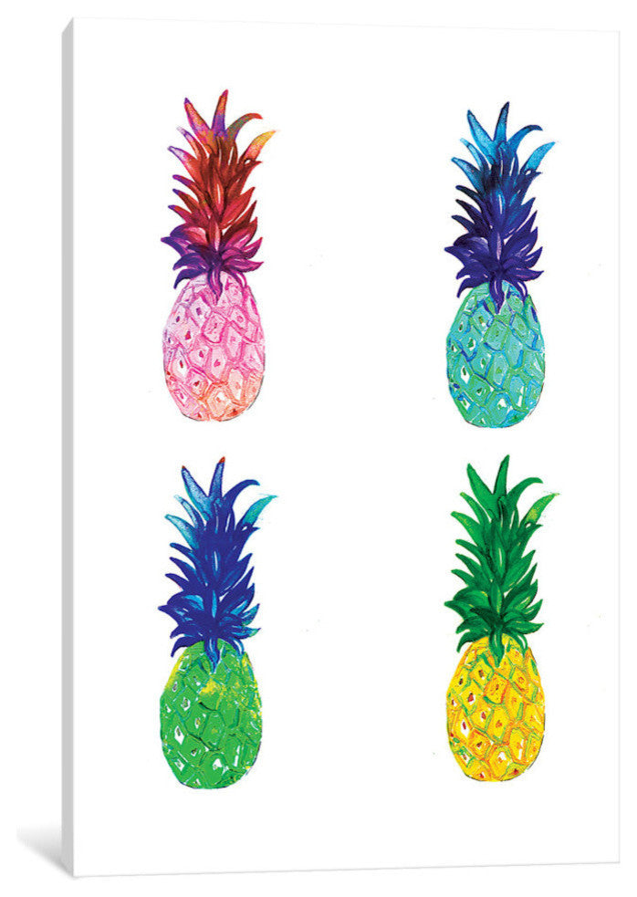 "Pineapple" Print by Rongrong DeVoe, 18"x12"x1.5"