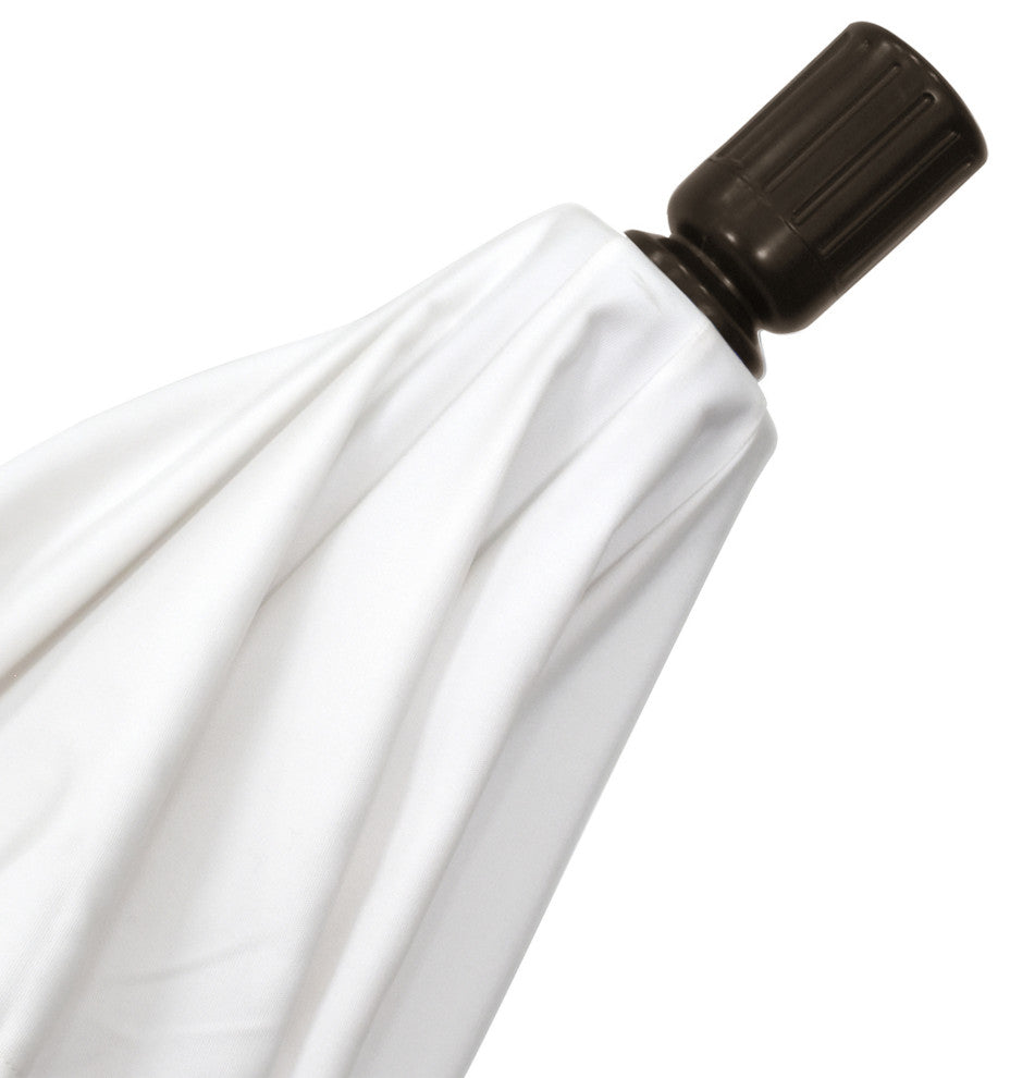 7.5' Aluminum Umbrella Push Tilt, Sunbrella, Taupe