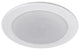 NICOR 4" Recessed Albalite Shower Trim, White