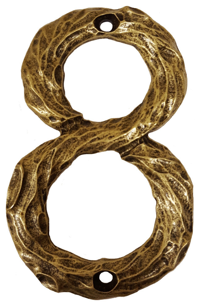 Log House Number 8, Antique Brass