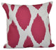 Abstract Decorative Pillow, Fushia, 20"x20"