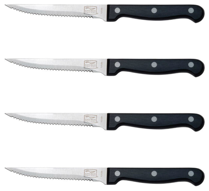 Chicago Cutlery® 1094283 Essentials® Steak Knife Set, 4-Piece