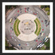 "In and Out Circle" Framed Print by Karolis Janulis