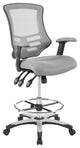 Calibrate Mesh Drafting Chair Gray