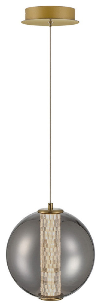 Atomo 1-Light Pendant, Gold