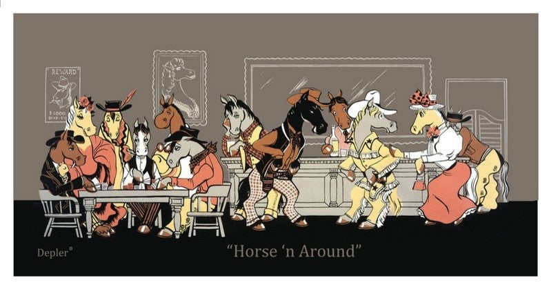 "Horse 'n Around" Canvas Gallery Print