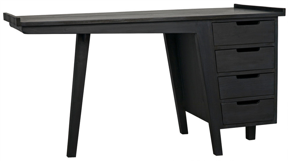 Kennedy Desk, Charcoal Black