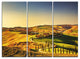 "Crete Senesi Rural Landscape Tuscany" Metal Wall Art, 3 Panels, 36"x28"