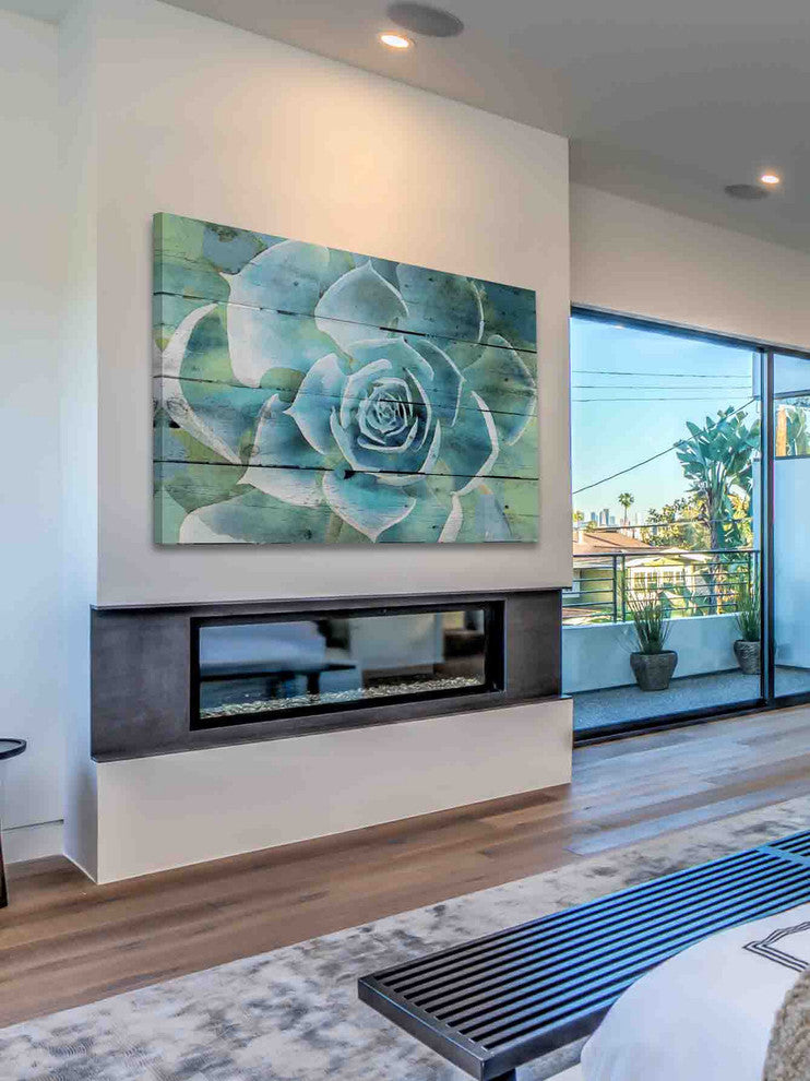 "Succulent Extravaganza" Painting Print on Canvas by Irena Orlov