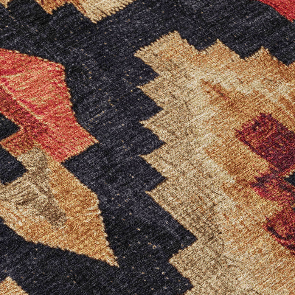 Machine Washable Indoor/Outdoor Chantille ACN1894 Rust 3' x 5' Rug