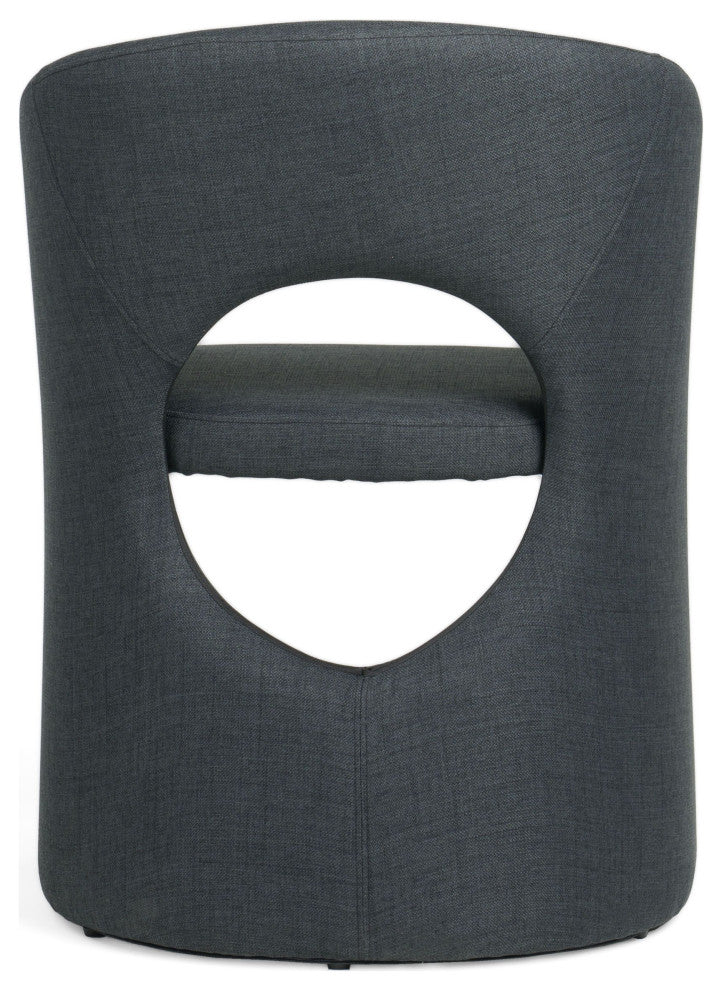 Modrest Brea Charcoal Fabric Dining Chair