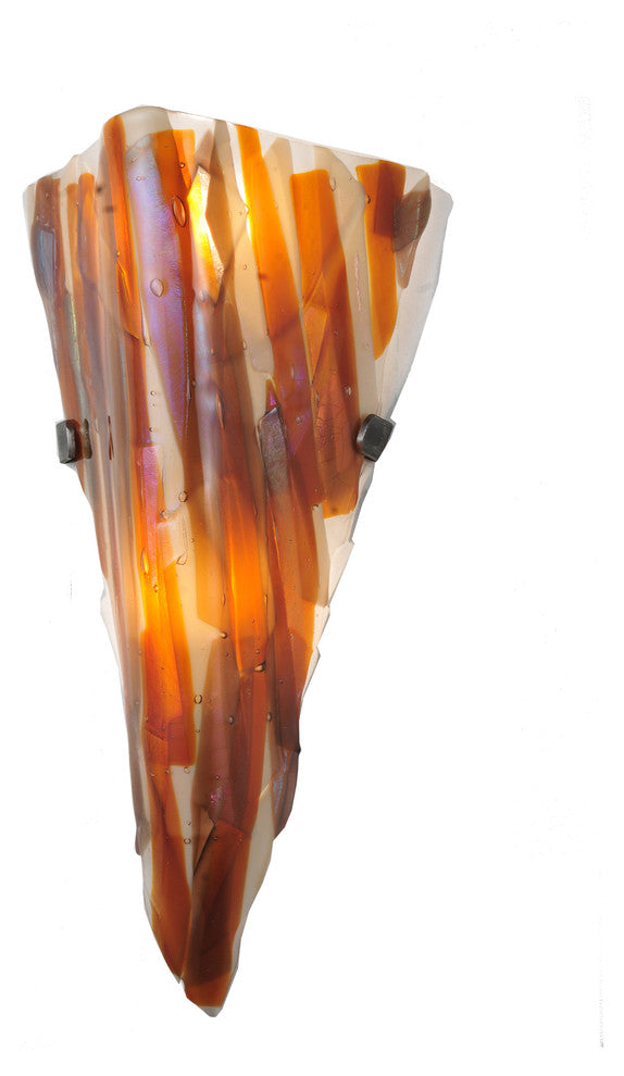 8W Metro Fusion Marina Glass Wall Sconce