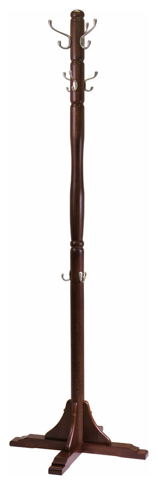 Jera Coat Tree, 9 Hook, Cappuccino