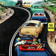 "No Passing" Painting Print on Canvas by Stevan Dohanos