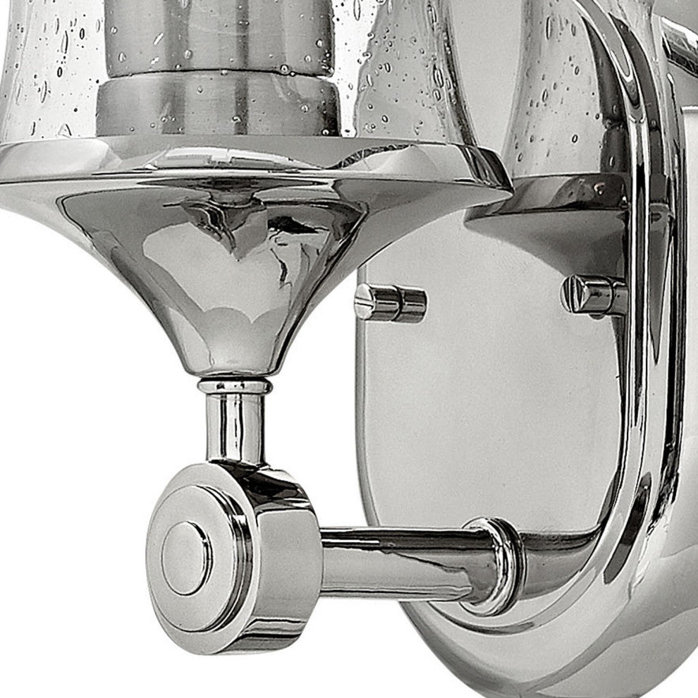 Hinkley Thistledown Medium Single Light Vanity, Polished Nickel