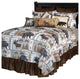 Vintage Lodge Rustic Cabin Quilt Set, Queen