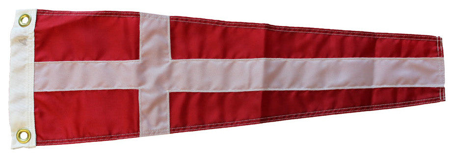 Number 4, Nautical Code Signal Nylon Pennant