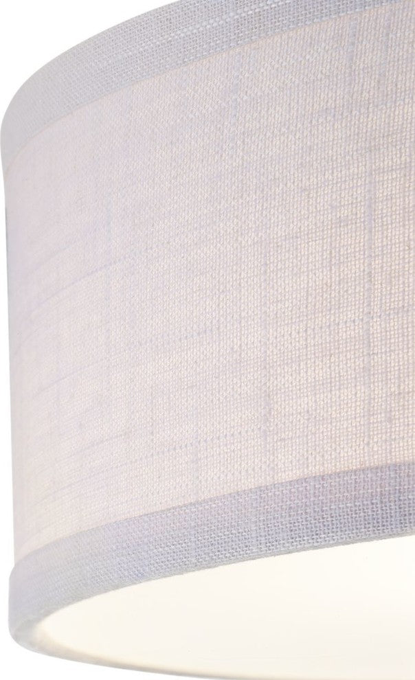 Inspire Collection 2-Light Semi-Flush, Graphite