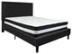 Roxbury Queen Size Tufted Upholstered Platform Bed With Pocket Spring Mattress
