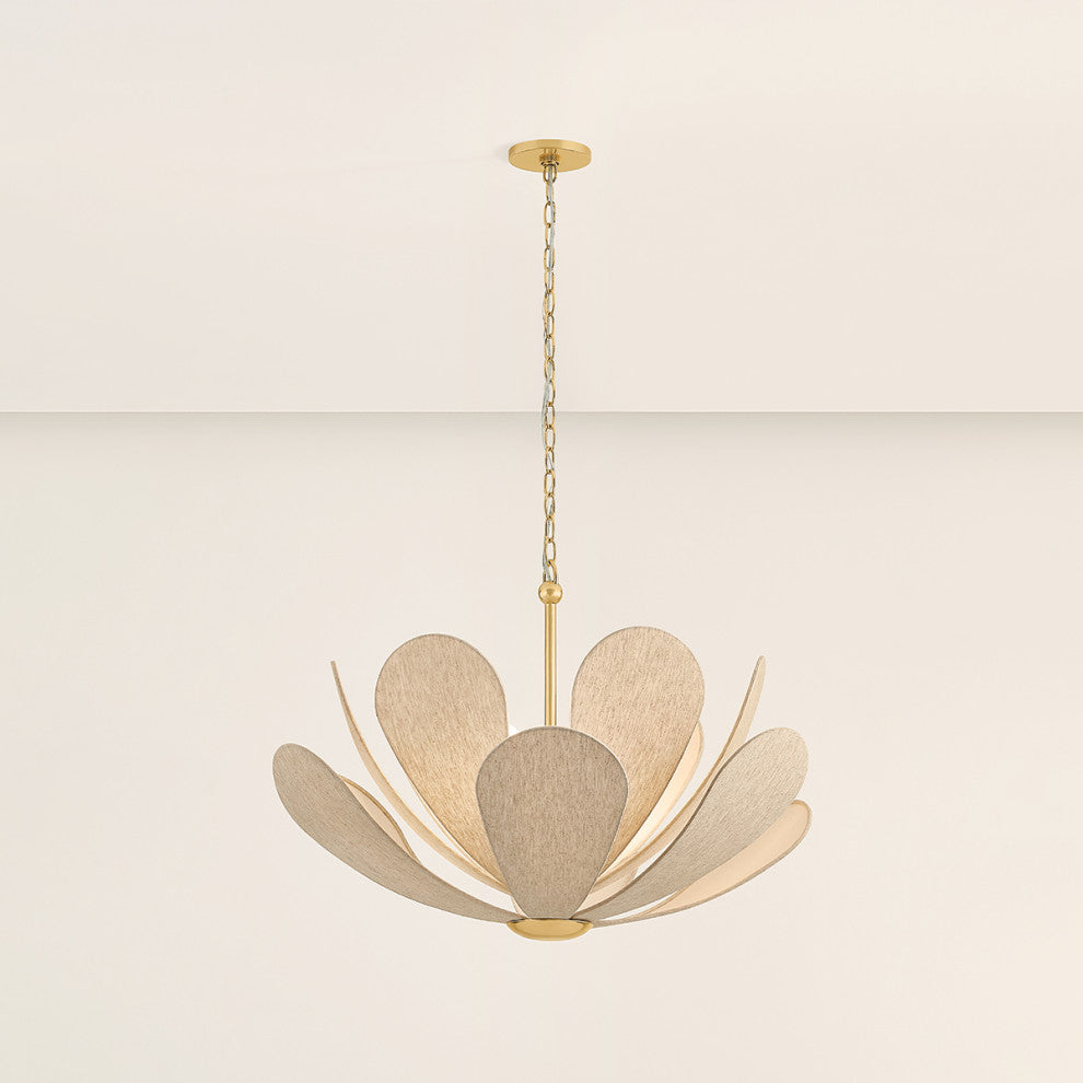 Mitzi Nadine Chandelier Aged Brass