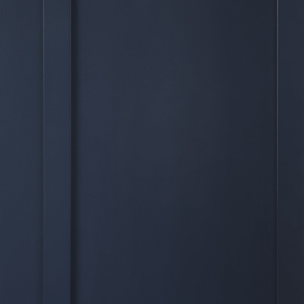 Landon 2Pc Wood Dining Chairs WithUpholstered Seat, Navy