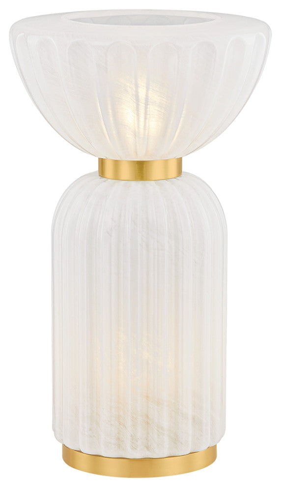 Mitzi Cordelia Table Lamp Aged Brass