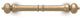 Pull 7.5" cc, Stainless Traditional Bronze and Stainless Steel Bar Pull