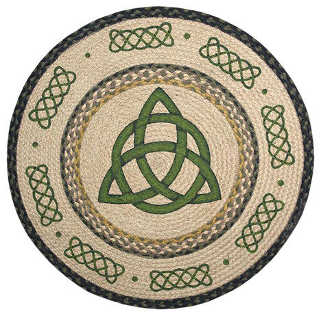 Irish Knot Round Patch Rug