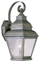 Exeter Outdoor Wall Lantern, Vintage Pewter