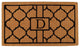 Pantera Monogram Doormat, Extra-Thick 3'x6', Letter D