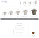 Brunello Planter, Weathered Terracotta, 44"
