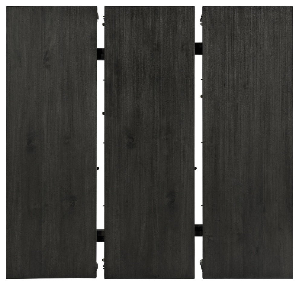 Picket House Furnishings Jamison Two Tone Dining Table with Storage, Counter Hei