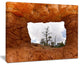 "Sky Through Red Canyon Window" Landscape Wall Art, 20"x12"