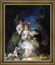 Adolphe-Joseph-Thomas Monticelli Young Girls Dog Park