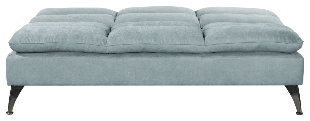 Sealy Santa Cruz Futon Sofa Convertible, Teal