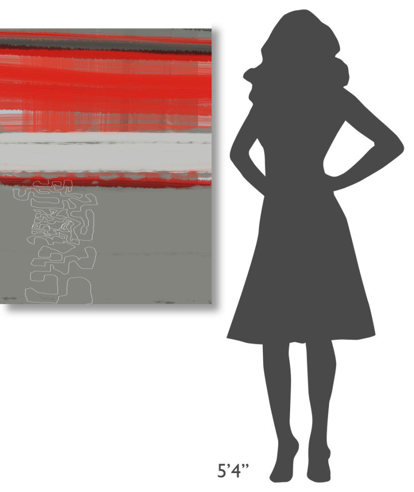 "Abstract Red 1" Fine Art Print