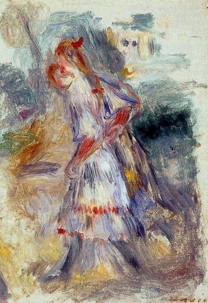 Pierre Auguste Renoir Girls - 18" x 27" Premium Canvas Print