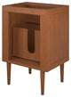 Cassia 24" Teak Wood Bathroom Vanity Cabinet (Sink Basin Not Included) - Natural
