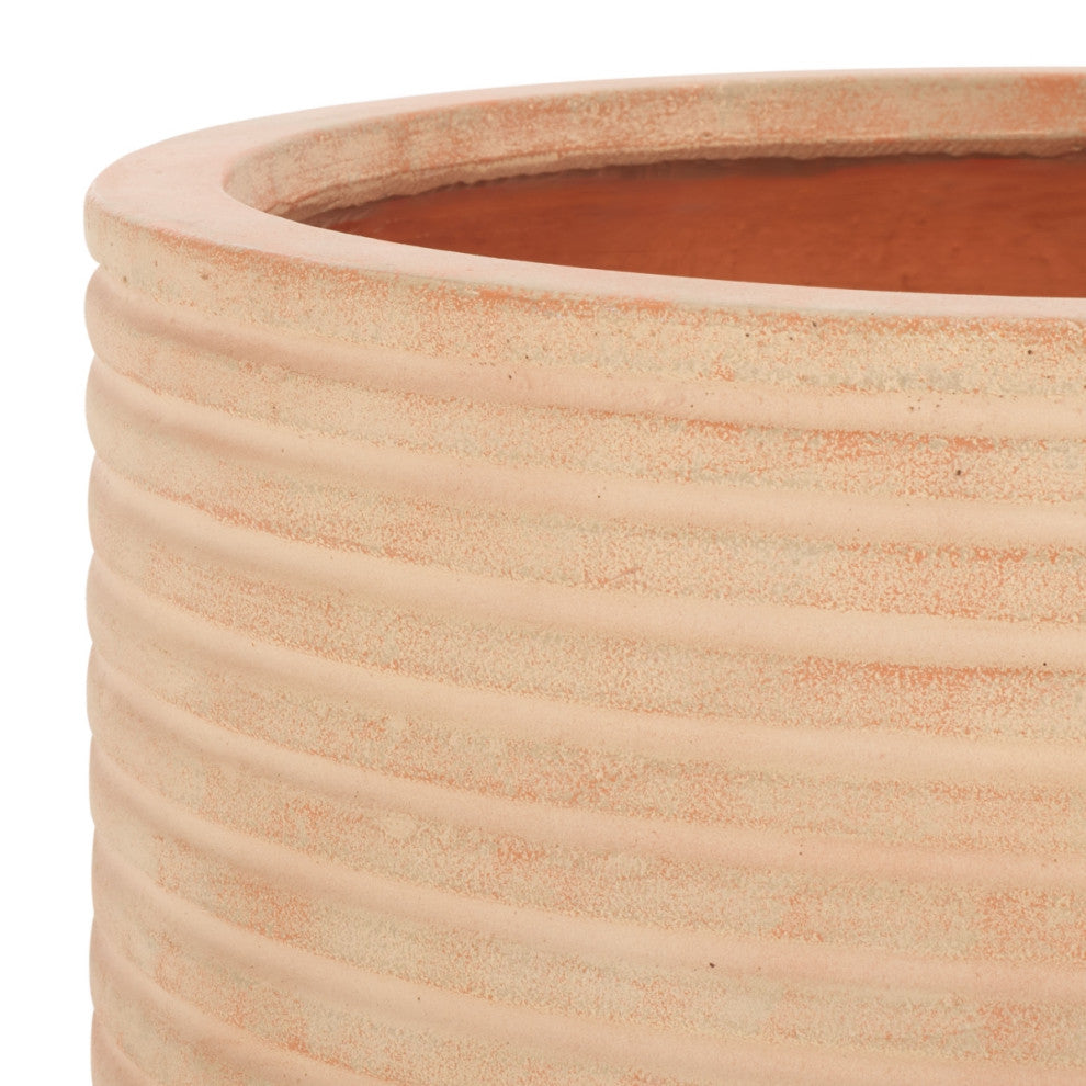 Safavieh Indoor-Outdoor Nardo Planter Pot, Set of 2, Terracotta