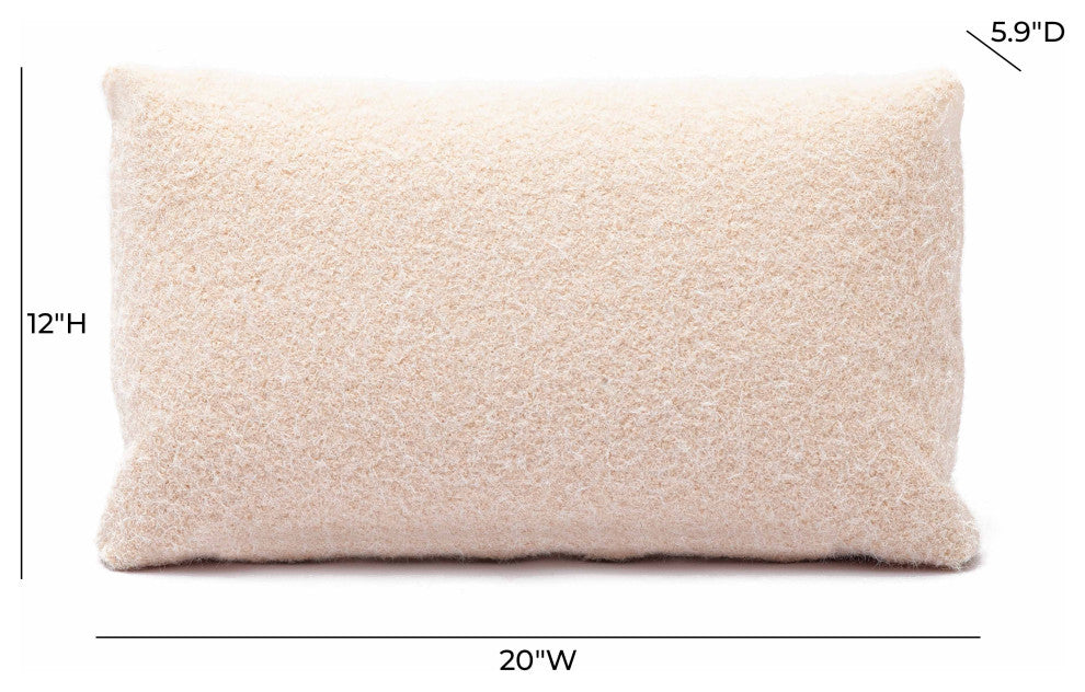 Malolo Pillow, Rose-Tan, 20x12"
