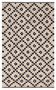 Jaipur Living Croix Handmade Geometric Black/White Area Rug, 7'10"x9'10"