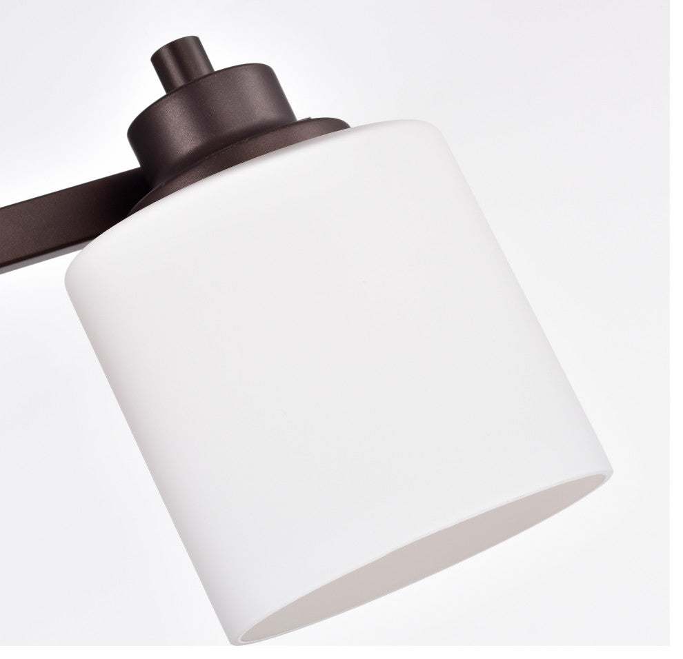 CHLOE Lighting SOLBI Contemporary 3-Light Oil Rubbed Bronze Bath Fixture