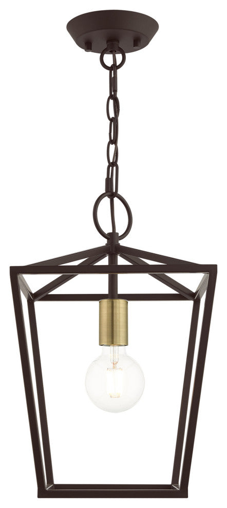 Devone 1 Light Bronze Lantern
