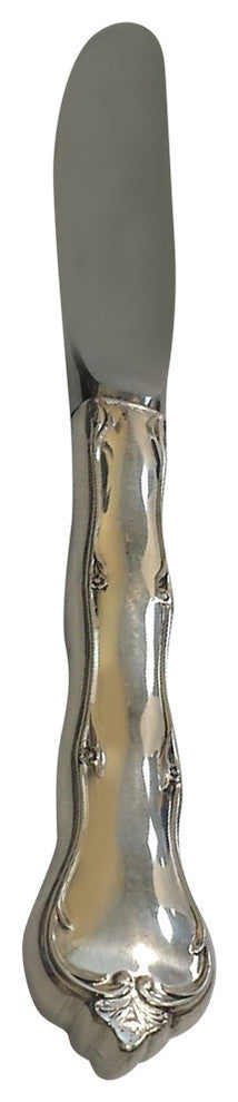 Kirk Stieff Sterling Silver Carrollton Butter Spreader, Hollow Handle