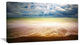 "Exotic Beach on Cloudy Summer Day" Seascape Wall Art, 40"x20"