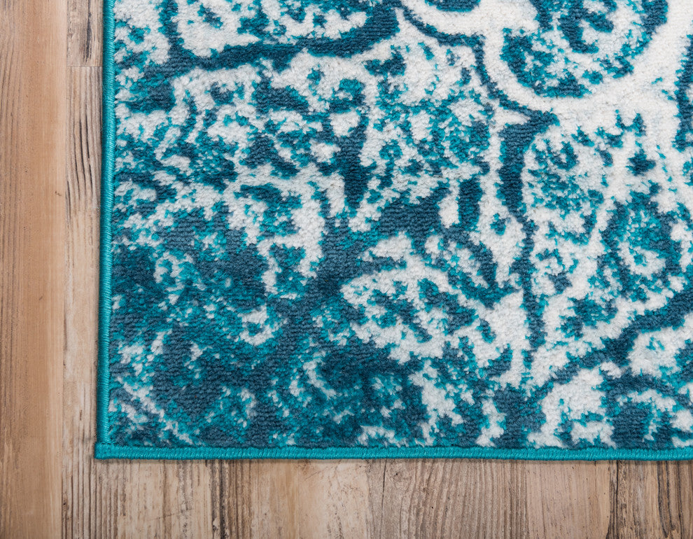 Unique Loom Turquoise Grace Sofia 2' 2 x 3' 0 Area Rug