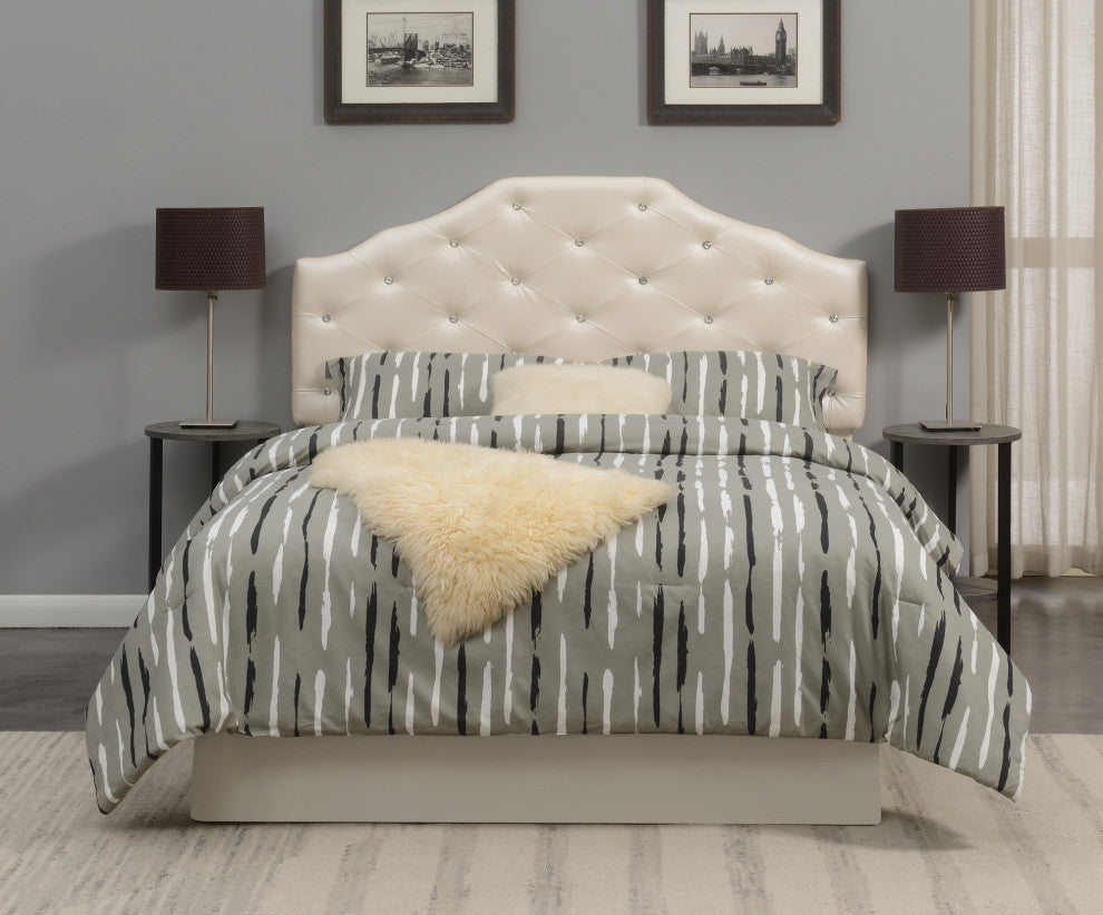 Dawson Queen Headboard Silver
